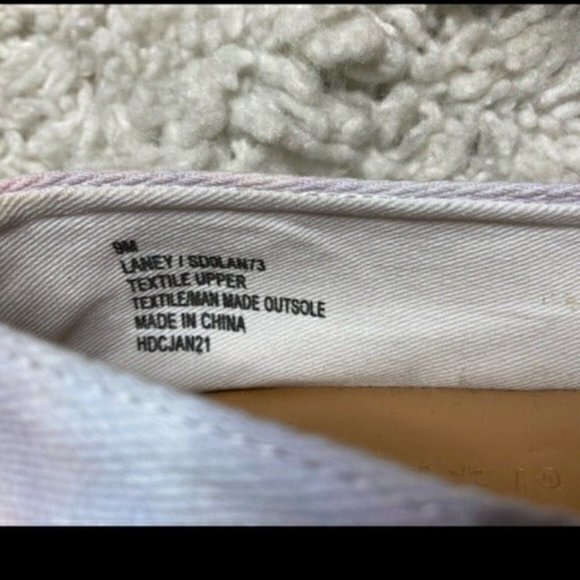 Splendid Multicolor‎ Laney Pastel Tie Dye Espadrilles Platforms sz 9 - Picture 2 of 8